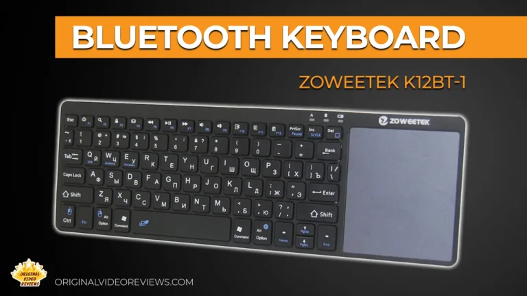 Zoweetek K12BT-1 Ultra Slim Wireless Bluetooth Keyboard