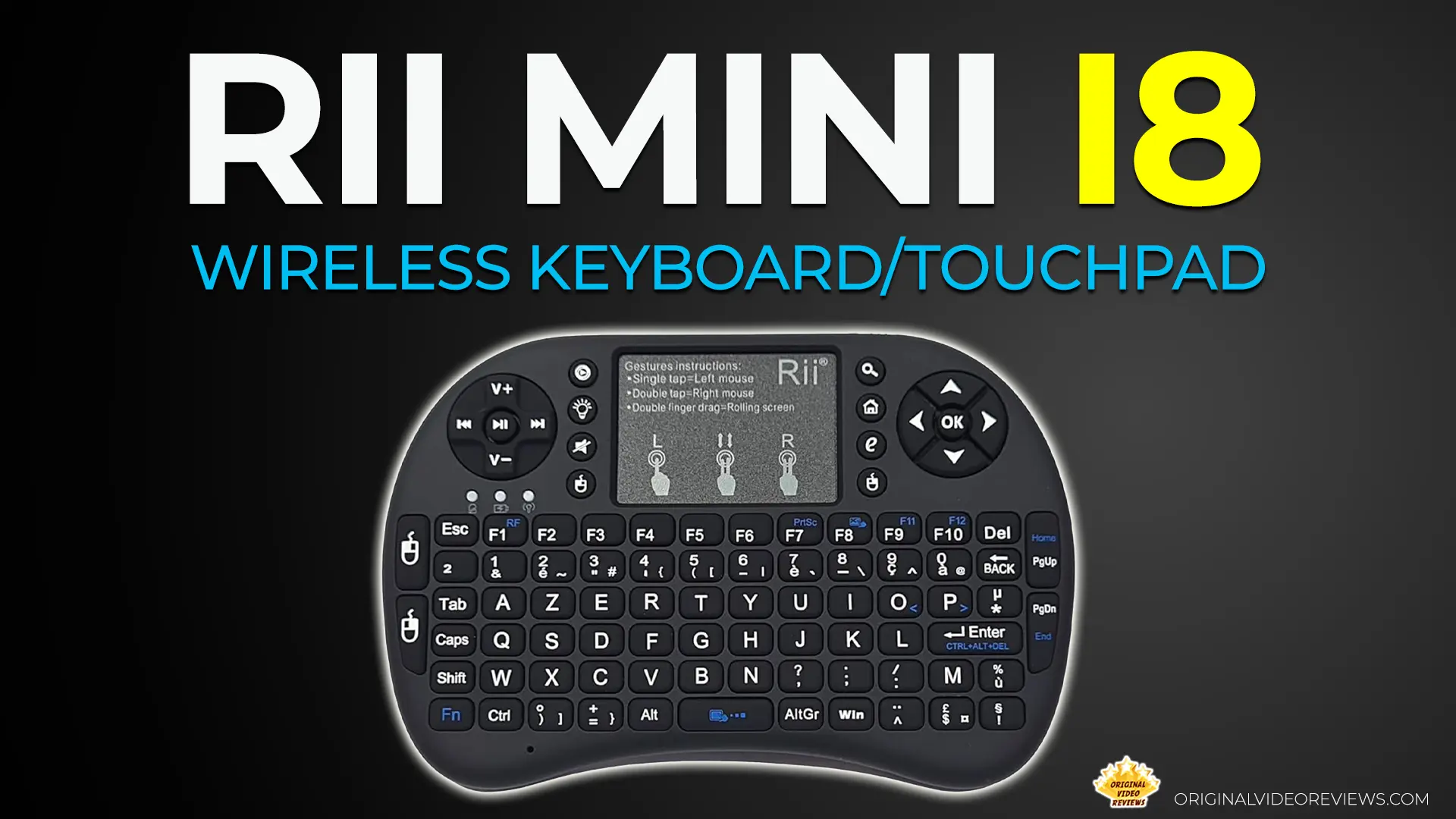 Rii Mini i8 2.4G wireless keyboard and touchpad combo - hands-on review