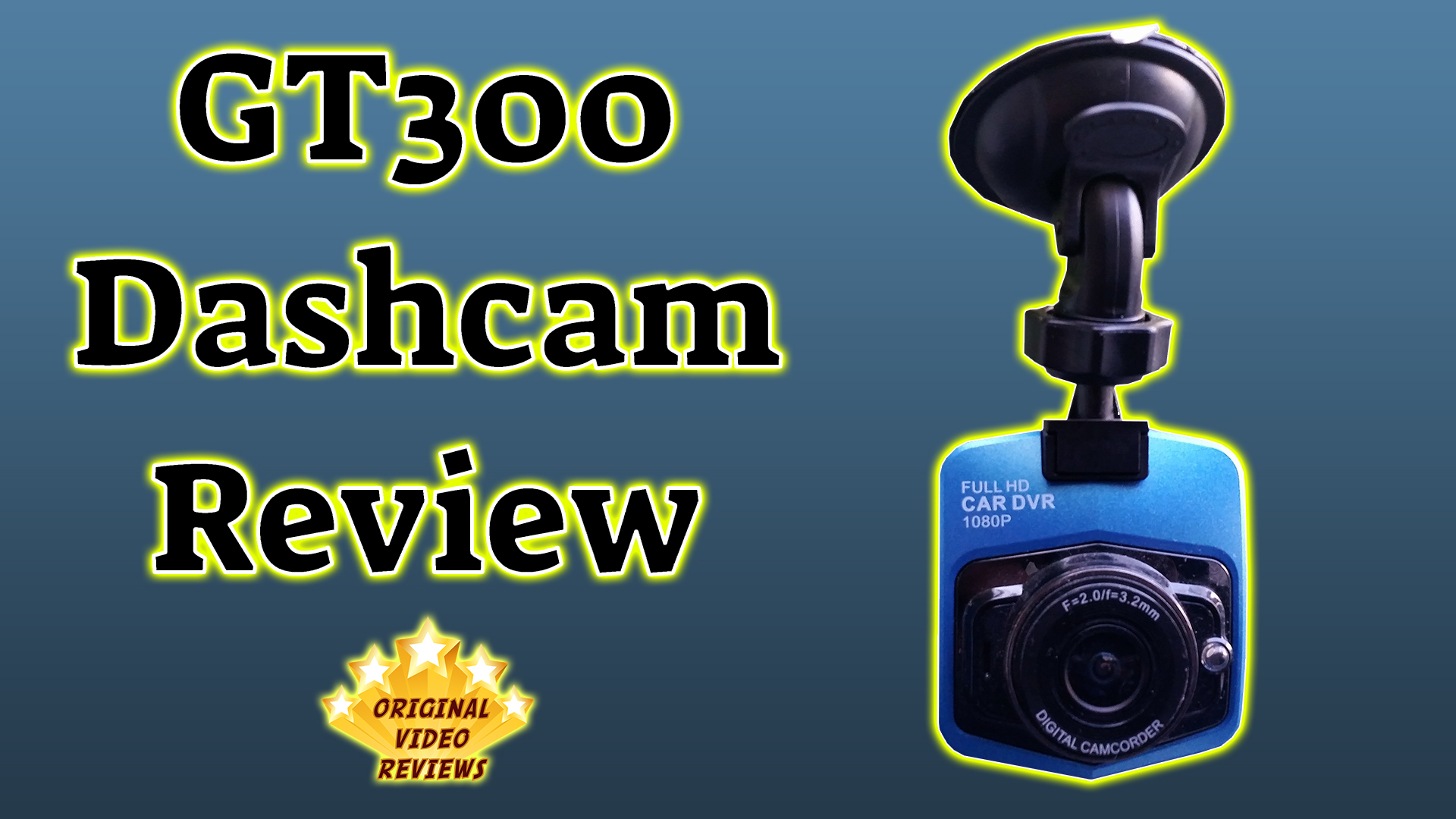 GT300 Dash Cam Review Thumbnail 001