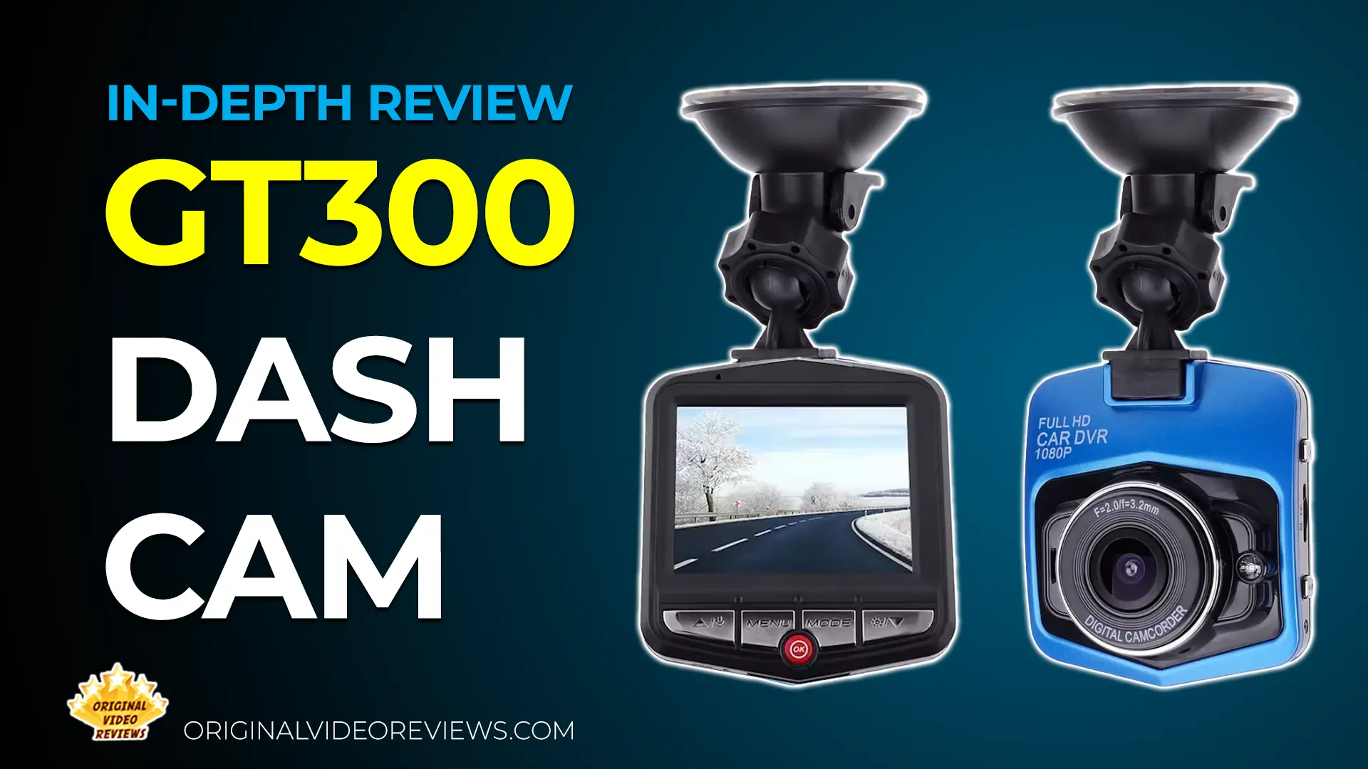 GT300 dash cam review hero image
