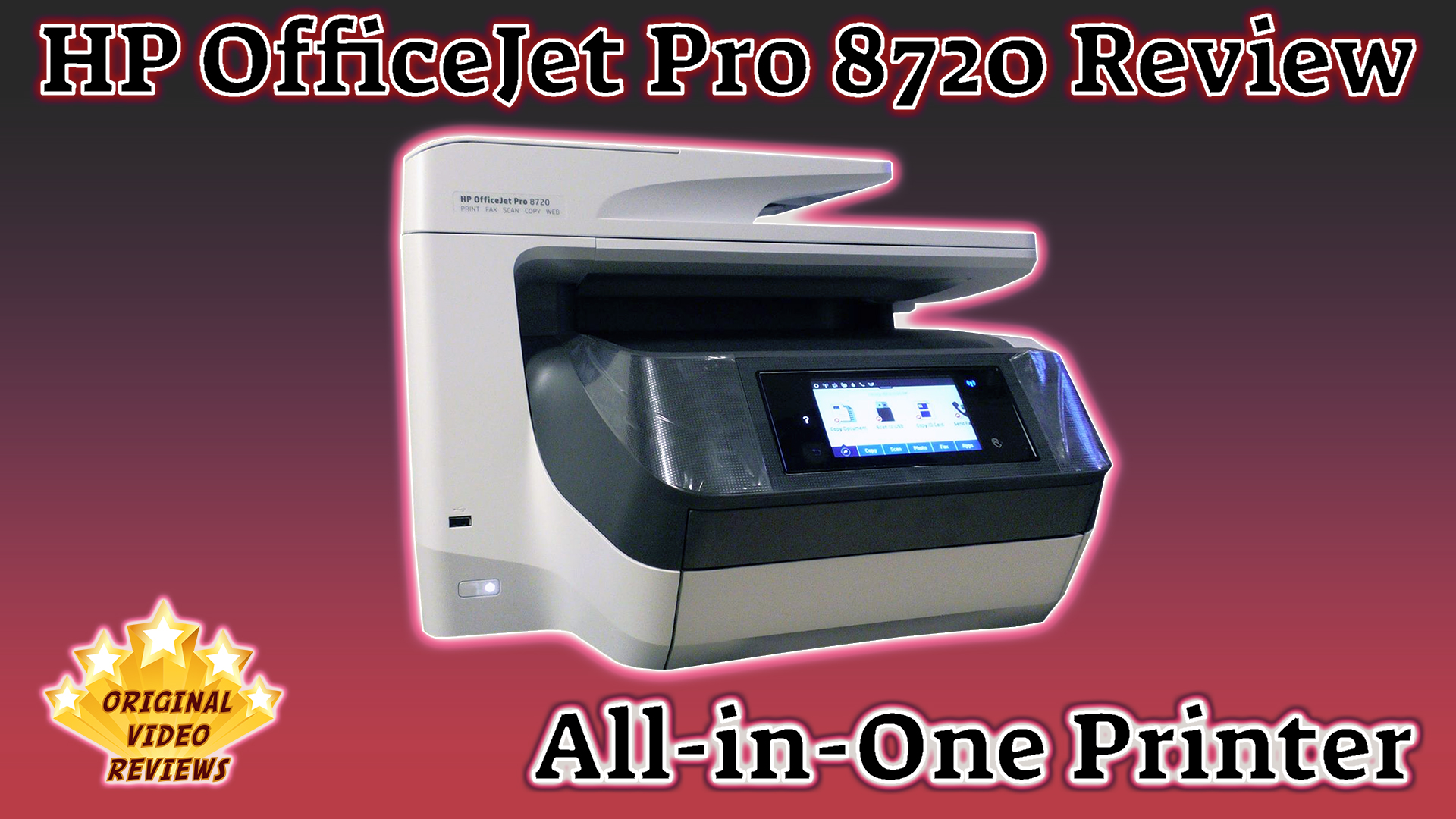 HP OfficeJet Pro 8720 All-in-One Printer Review (Thumbnail)