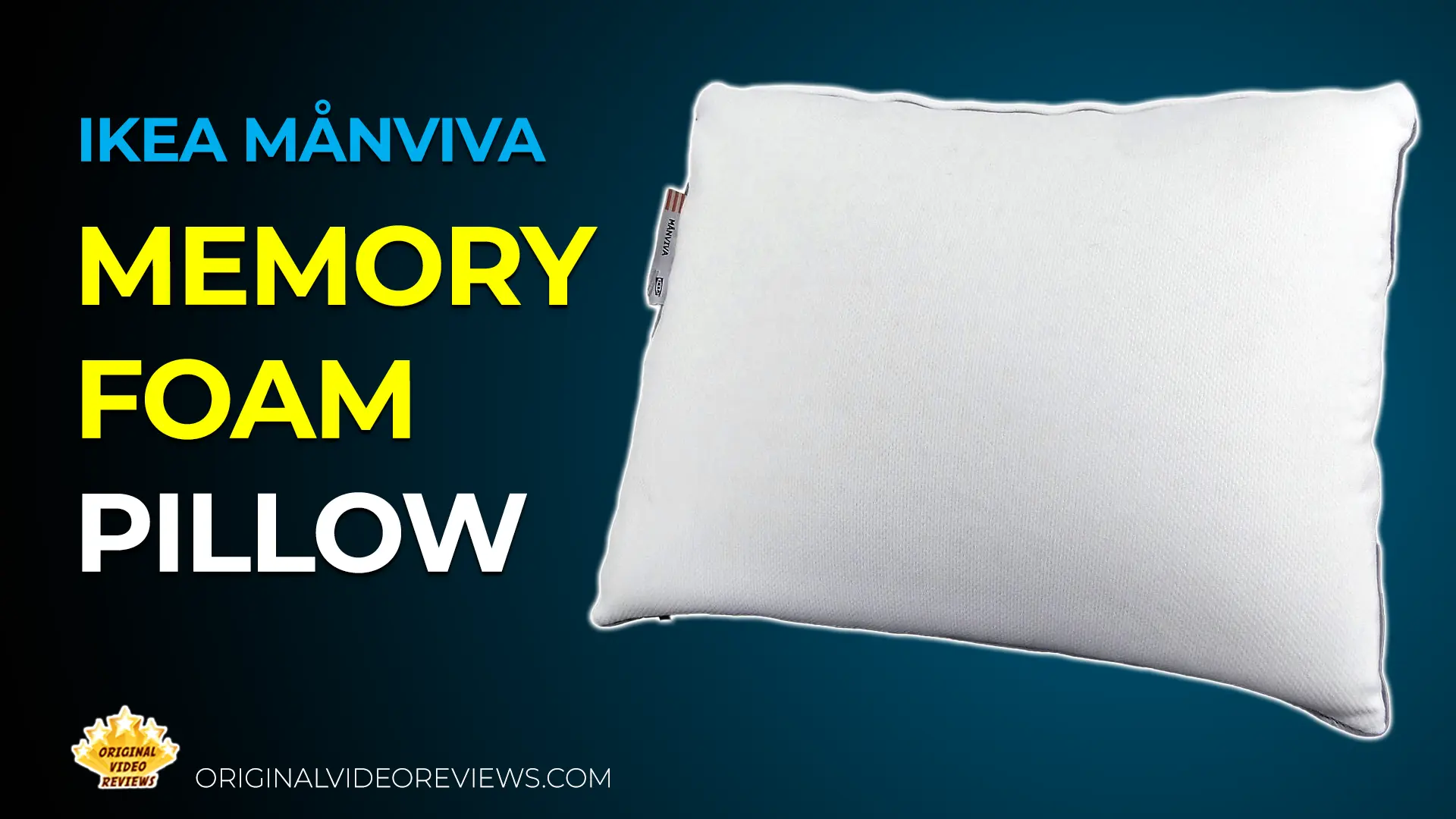 IKEA MÅNVIVA Memory Foam Pillow review hero image