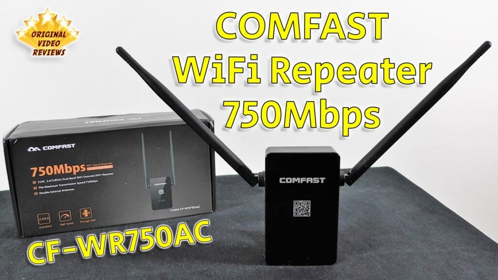 Thumbnail of the Comfast CF-WR750AC 750Mbps Wi-Fi Repeater review by OVR Guy