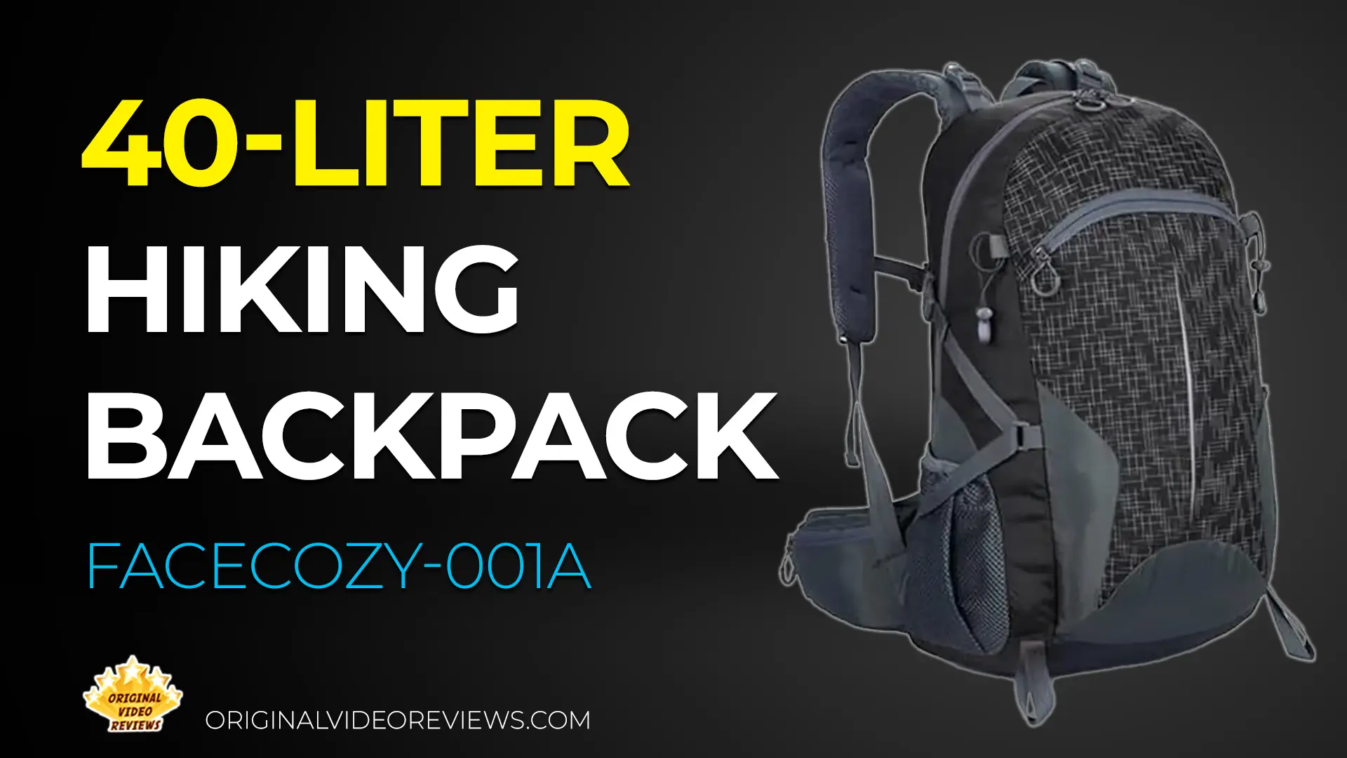 Facecozy 40L Sports & Hiking Backpack | Original Video Reviews (OVR)