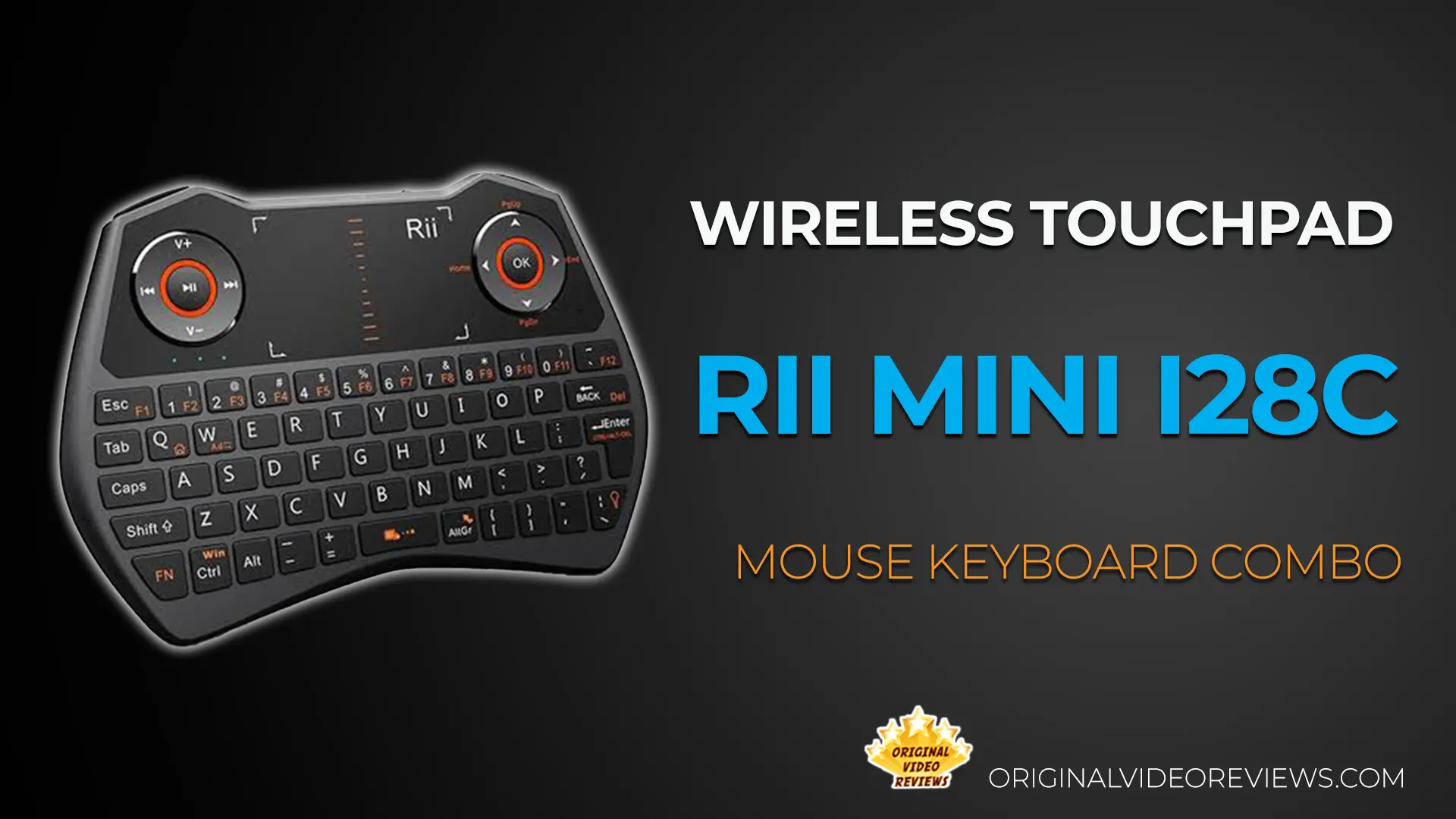 Rii Mini i28C wireless touchpad mouse keyboard combo - hands-on review