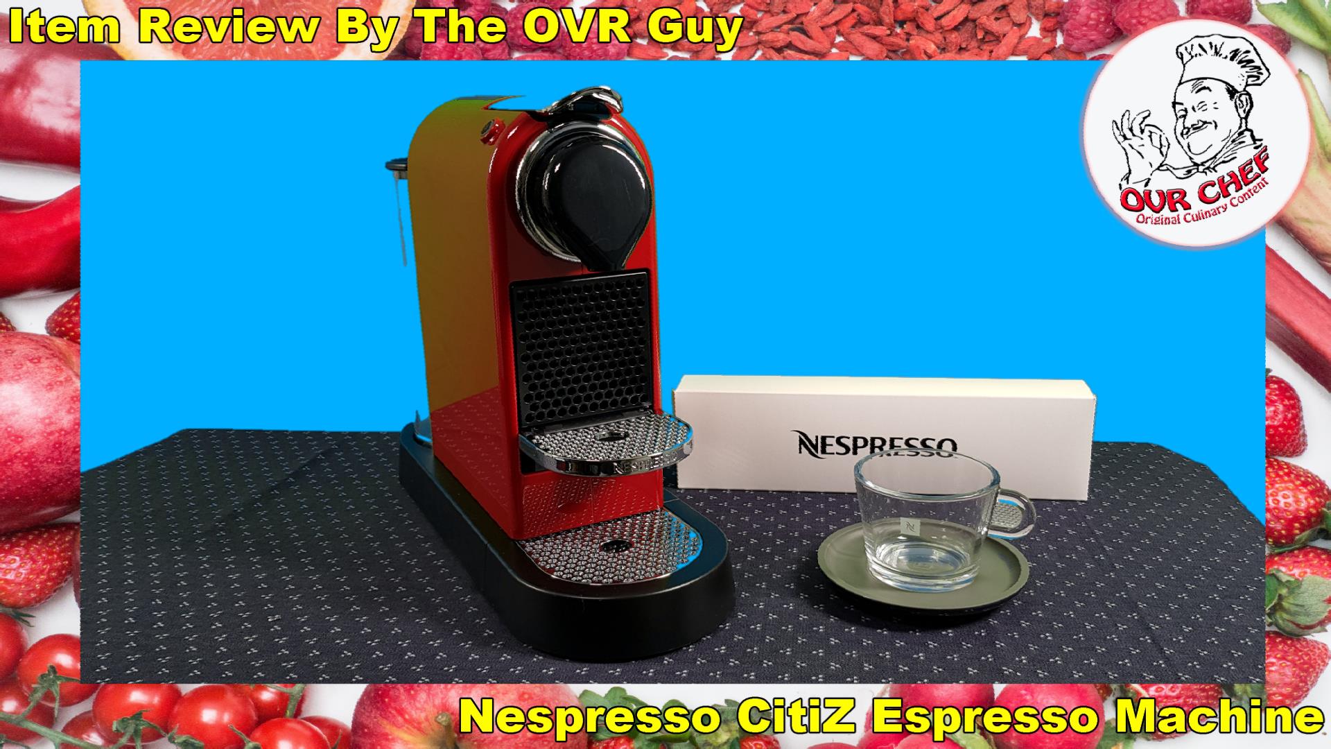 CitiZ Cherry Red, Original Espresso Machine