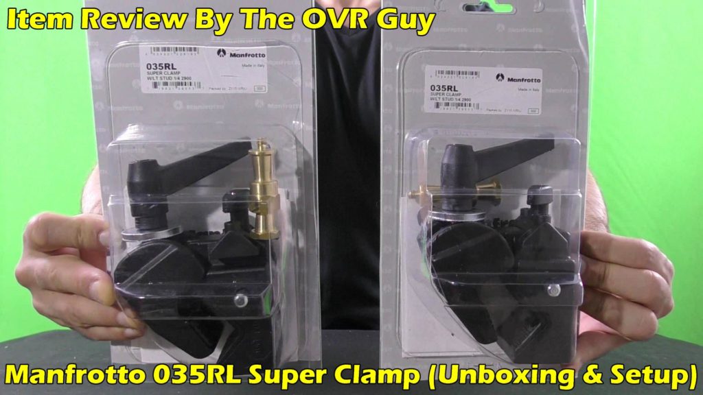 Manfrotto 035RL Super Clamp (Unboxing & Setup)