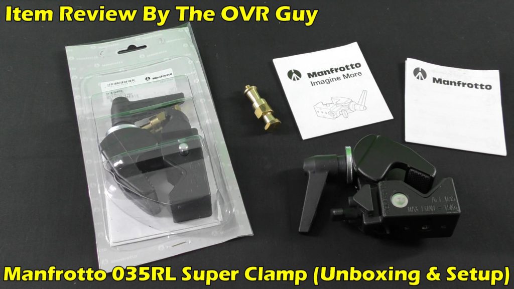 Manfrotto 035RL Super Clamp (Unboxing & Setup) 004