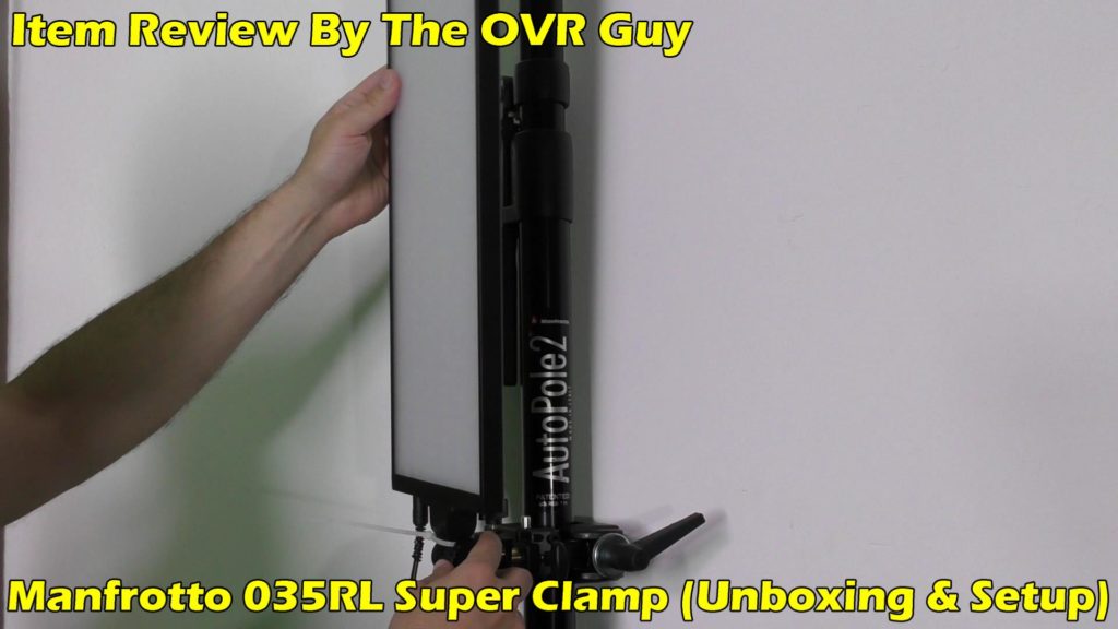Manfrotto 035RL Super Clamp (Unboxing & Setup) 014