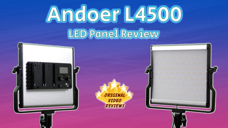 Andoer L4500 video & photography LED Light | Review