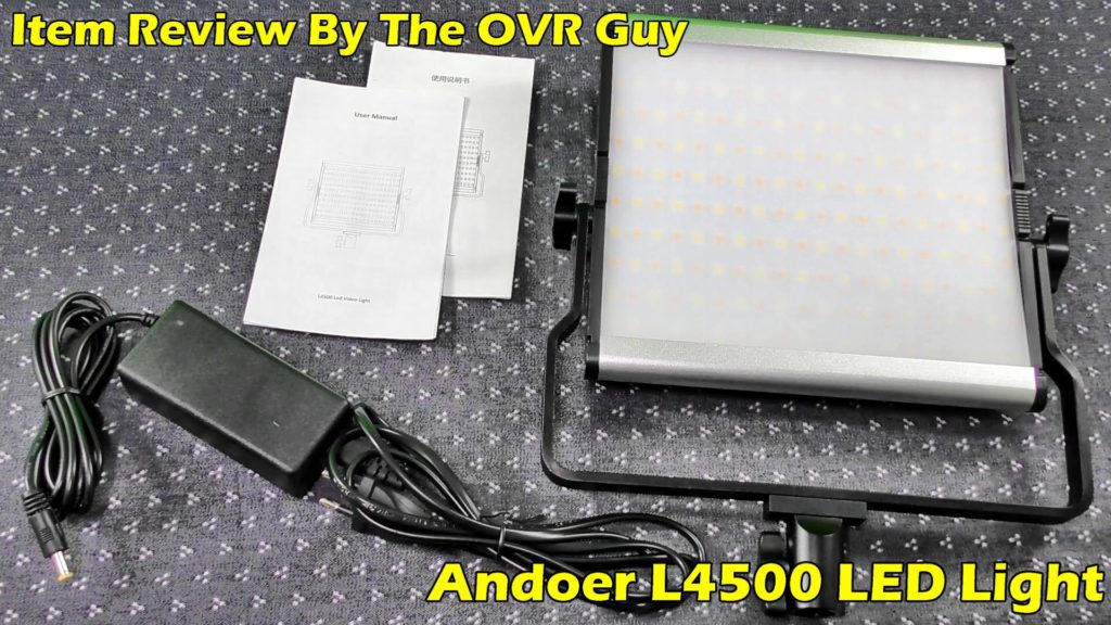 Andoer L4500 LED Light Review 003