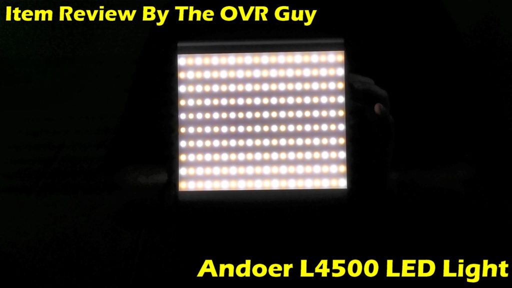 Andoer L4500 LED Light Review 009