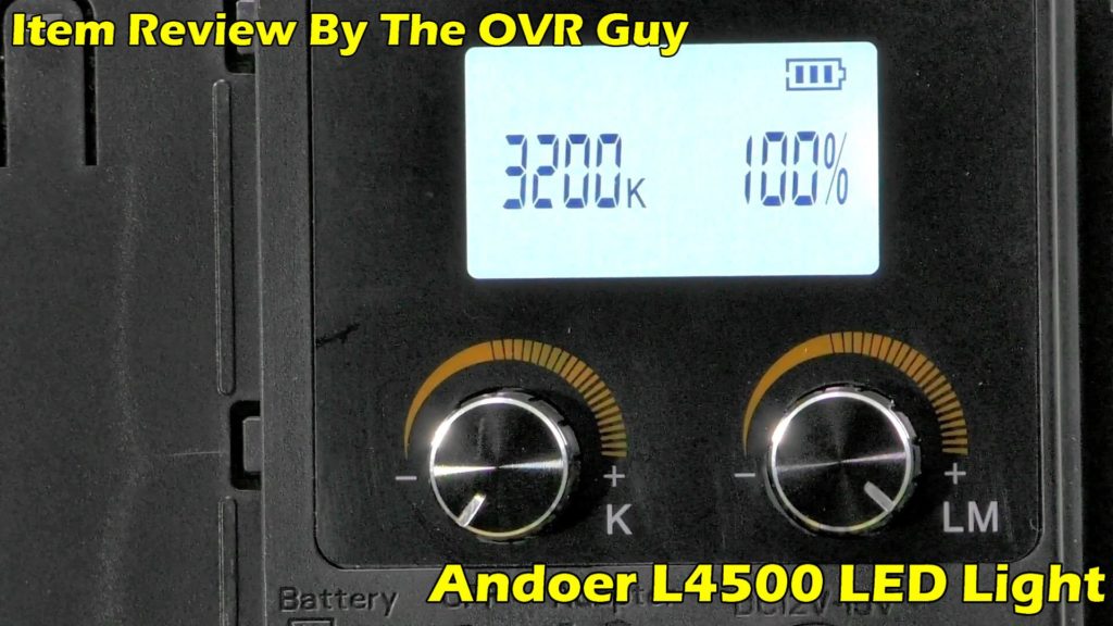 Andoer L4500 LED Light Review 022