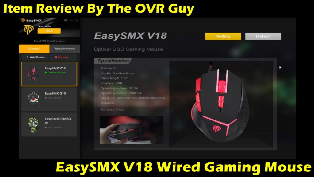 EasySMX V18 Wired Gaming Mouse 015