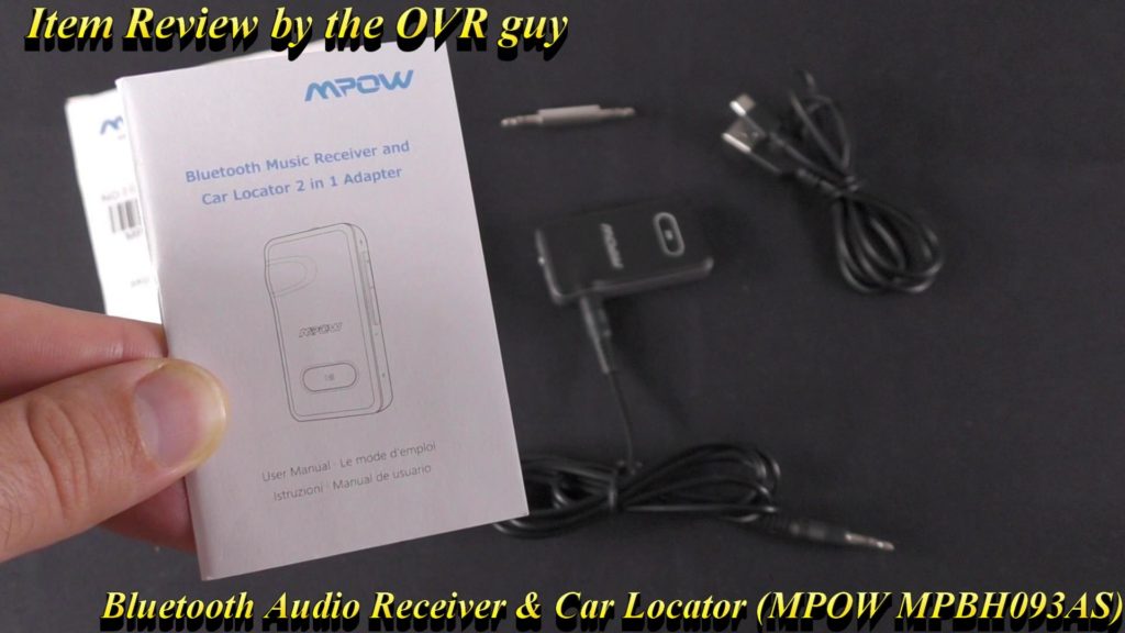 MPOW Bluetooth Audio Receiver & Car Locator 016