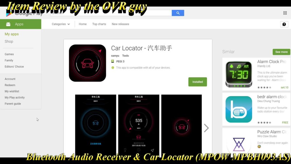 MPOW Bluetooth Audio Receiver & Car Locator 023