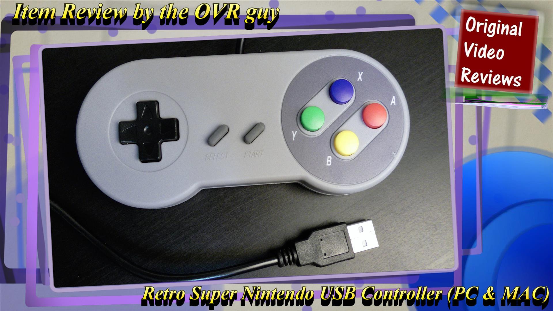 Retro Super Nintendo USB Controller Review (Thumbnail)