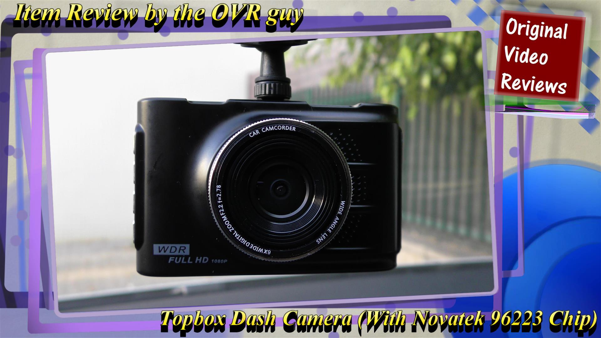 Topbox Dash Camera Review (Thumbnail)