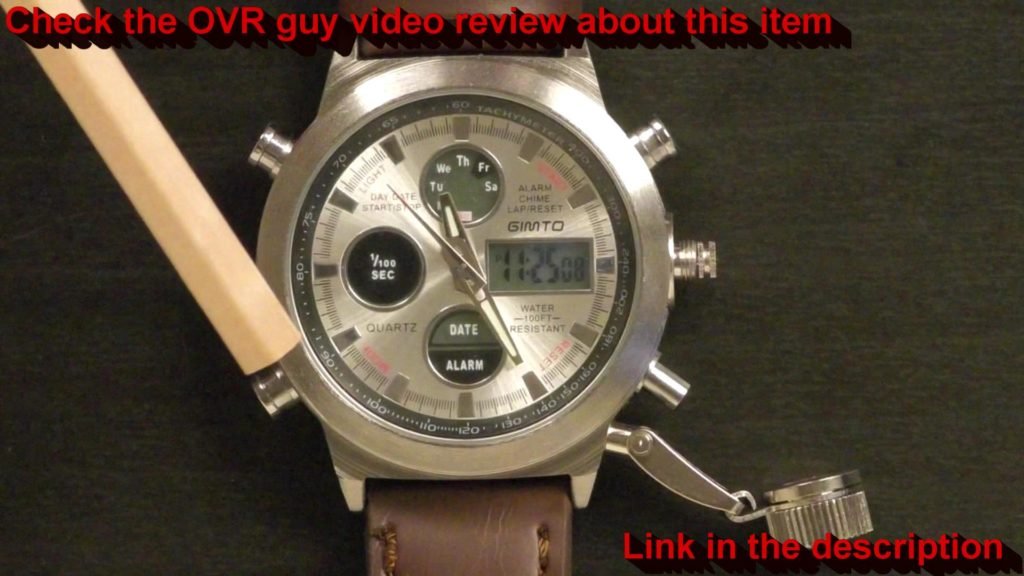 GIMTO GM0201 Men Digital Quartz Wristwatch Review 006