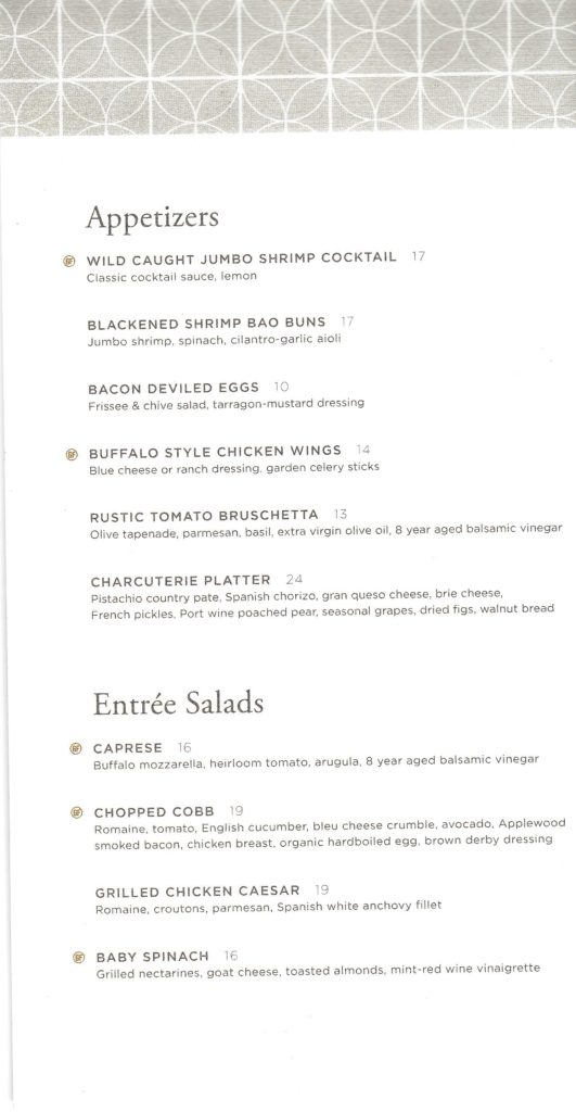 Trump International Hotel Las Vegas Review - DJT Restaurant Menu 002