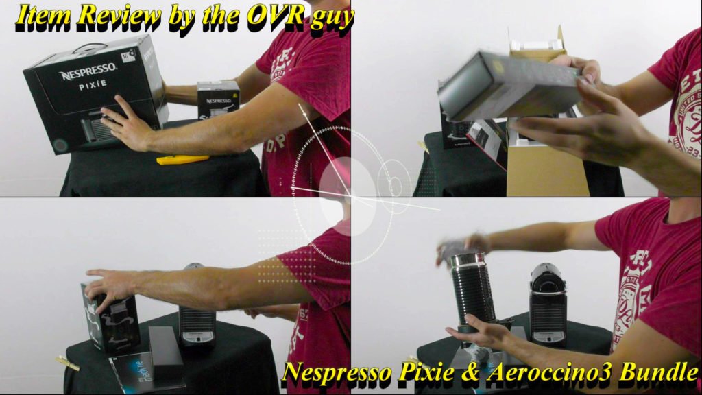 Nespresso Pixie Espresso Machine & Aeroccino3 Milk Frother