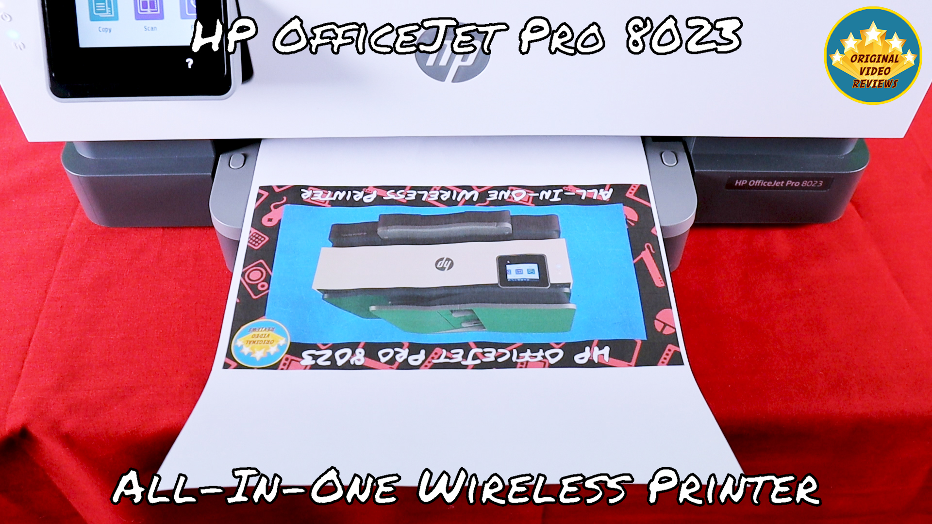HP OfficeJet Pro 8023 All-in-One Printer (Review) - Original Video Reviews