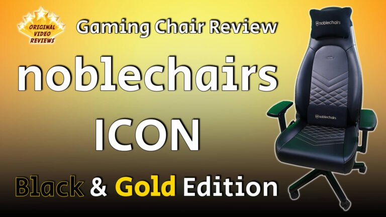 noblechairs ICON Black & Gold Edition – Gaming Chair Review