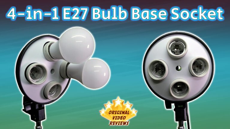 4-in-1 E27 Bulb Holder | Review