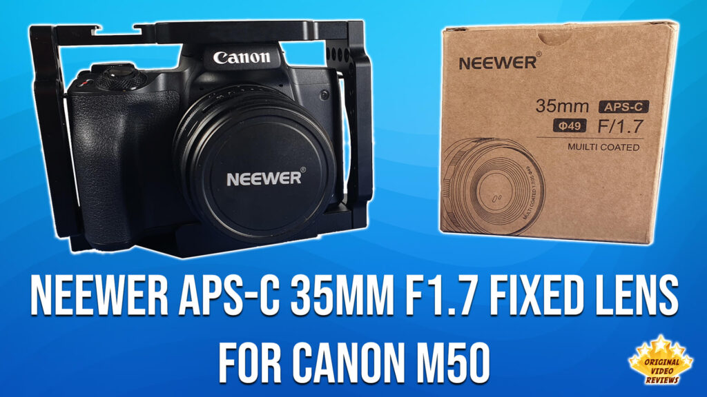 Neewer APS-C 35mm F1.7 Fixed Lens For Canon Mirrorless Camera (Including M50)