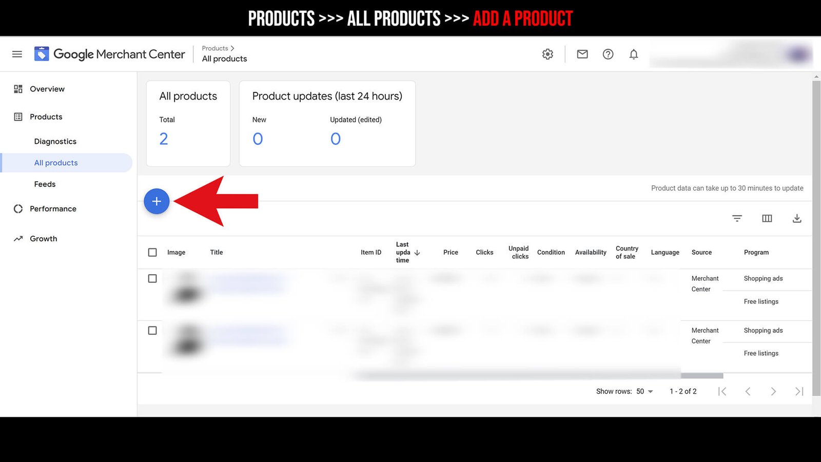 How To Add A New Product To Google Merchant Center | Tutorial