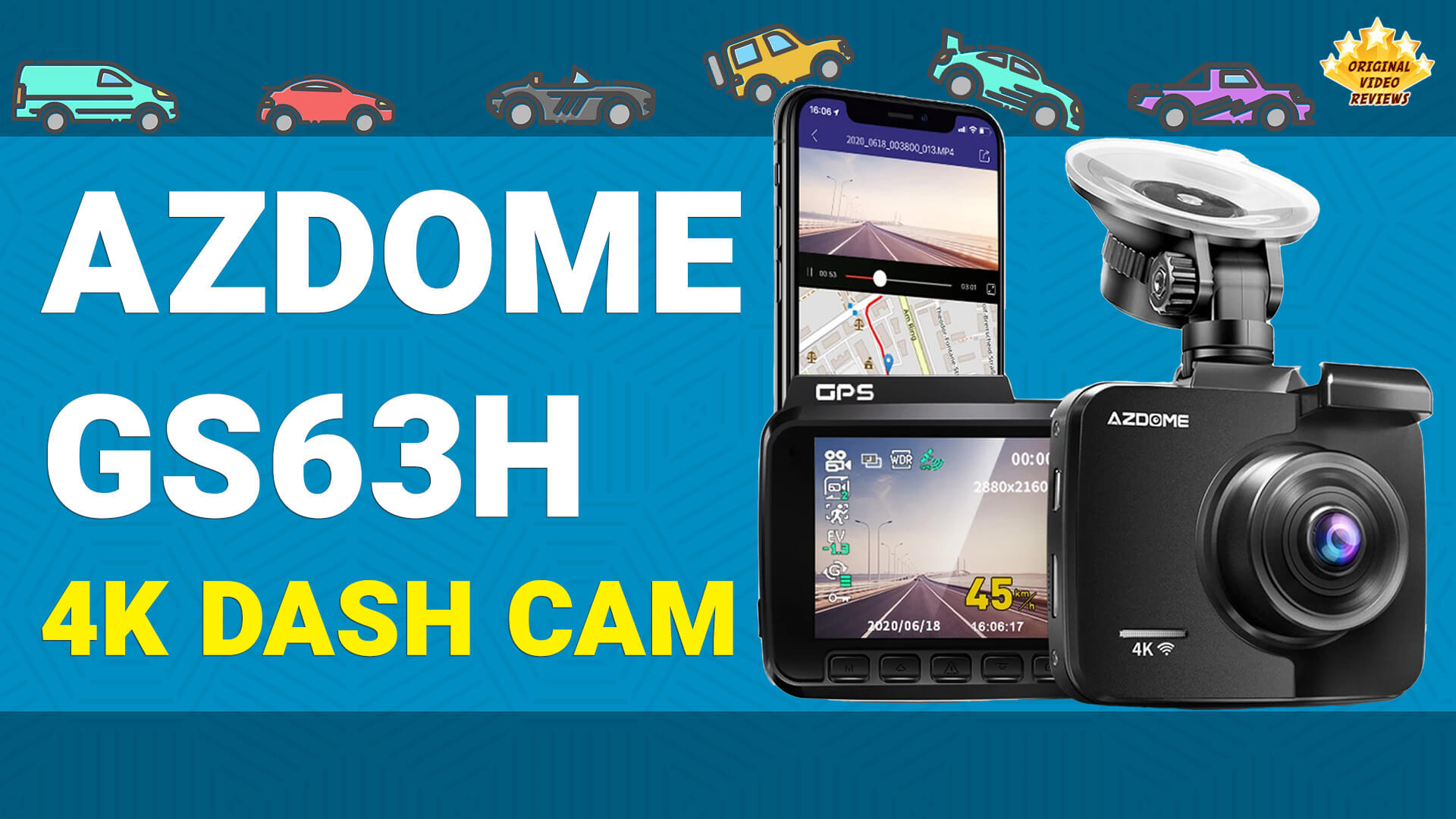 AZDOME GS63H 4K Dash Cam Review