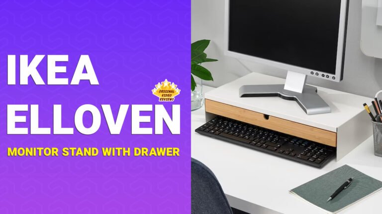 IKEA ELLOVEN Monitor Stand with Drawer