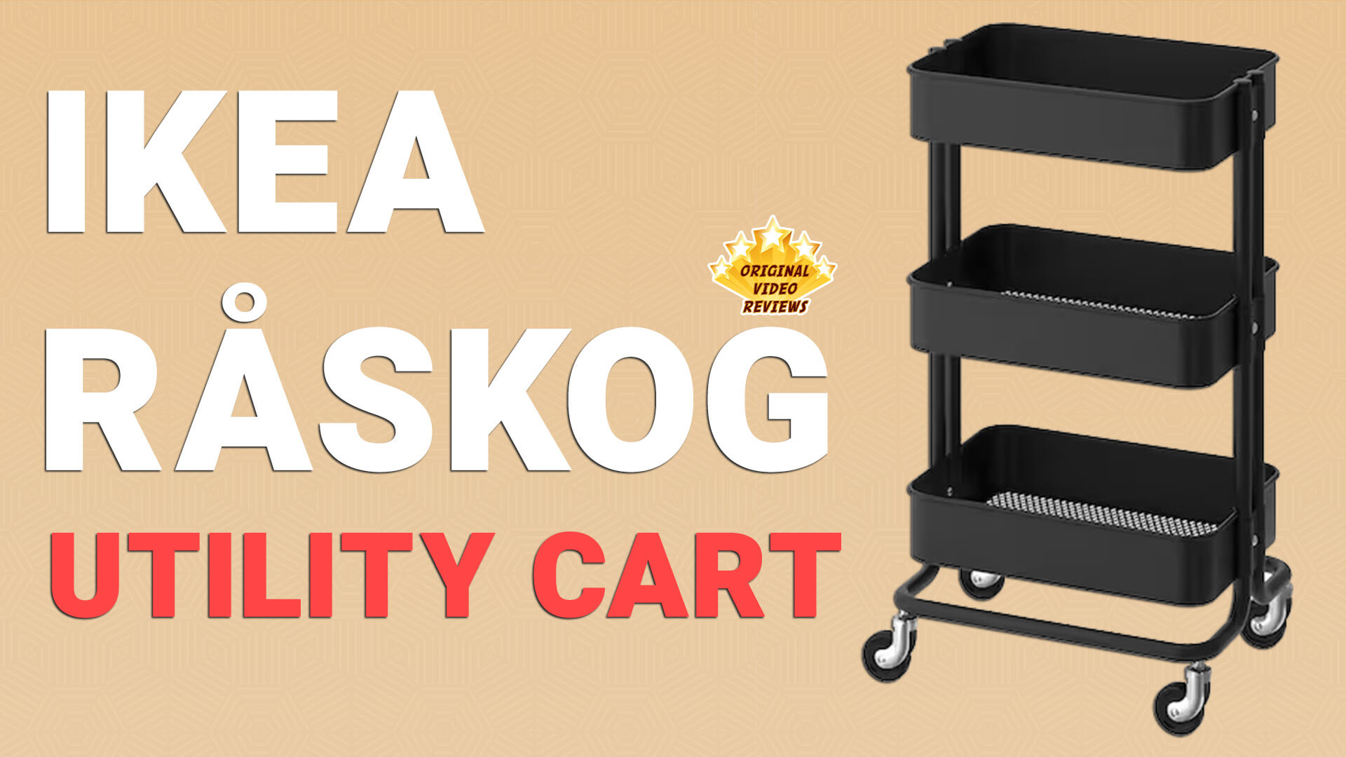 IKEA RÅSKOG Utility Cart Black Review (Thumbnail 1920x1080)