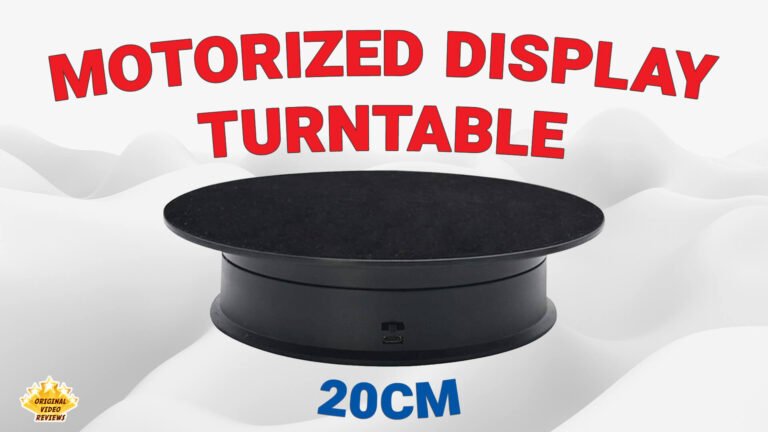 Motorized Rotating Display Turntable Stand (20cm) | Review
