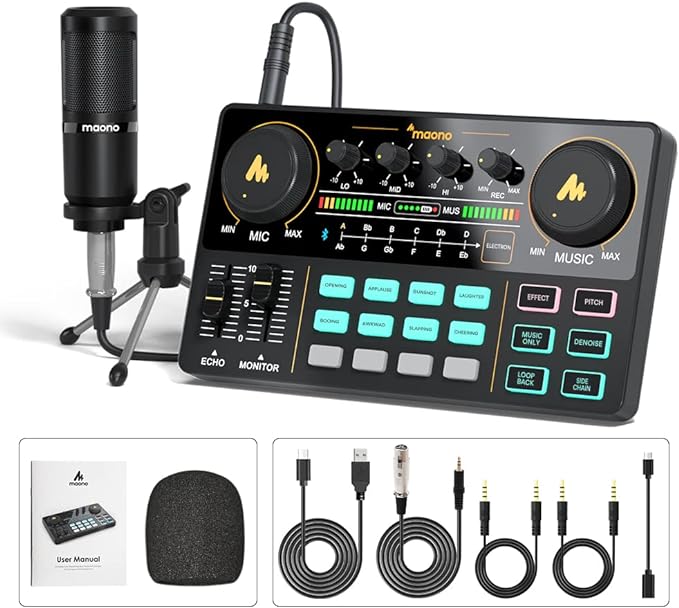 MaonoCaster Lite AU-AM200 Portable Podcast Console