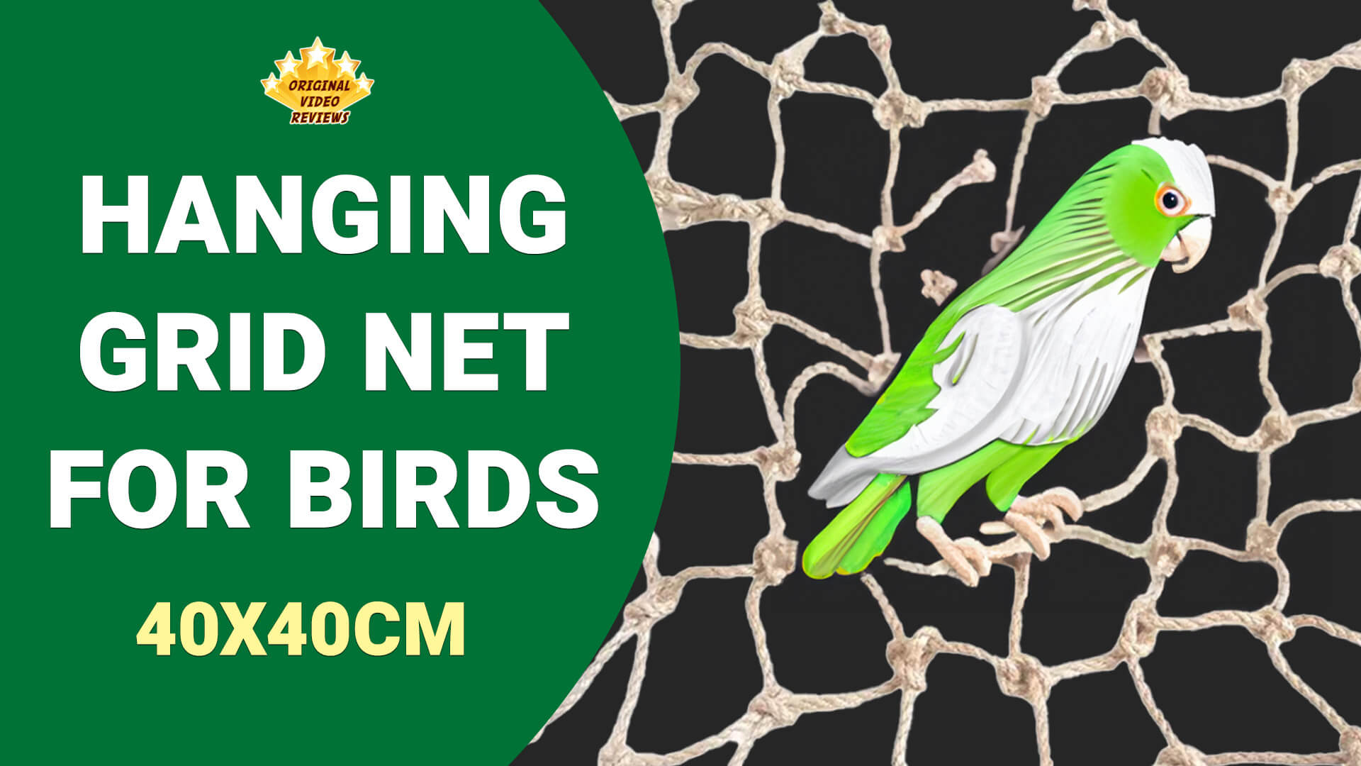 Hanging Grid Net for Birds (40x40cm)