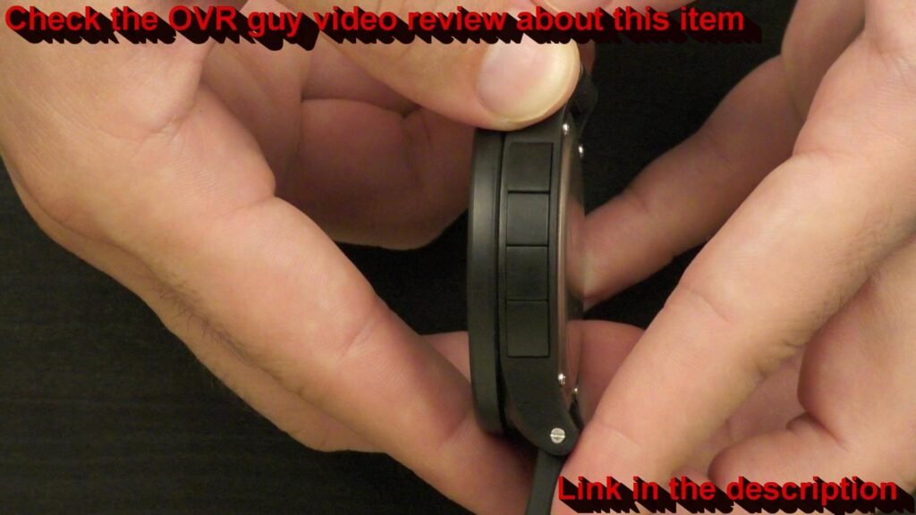 Side view of the SKMEI 1142 digital wristwatch showing the buttons.