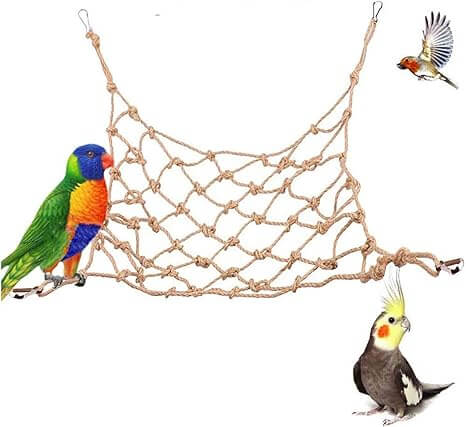Bird Hemp Climbing Rope Net