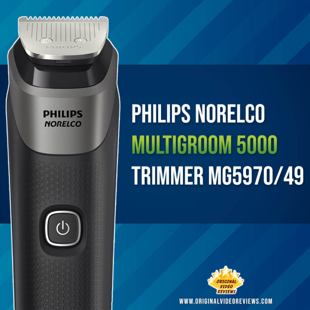 Philips Norelco Multigroom 5000 Trimmer MG5970/49 - Square Review Image for Original Video Reviews (OVR)