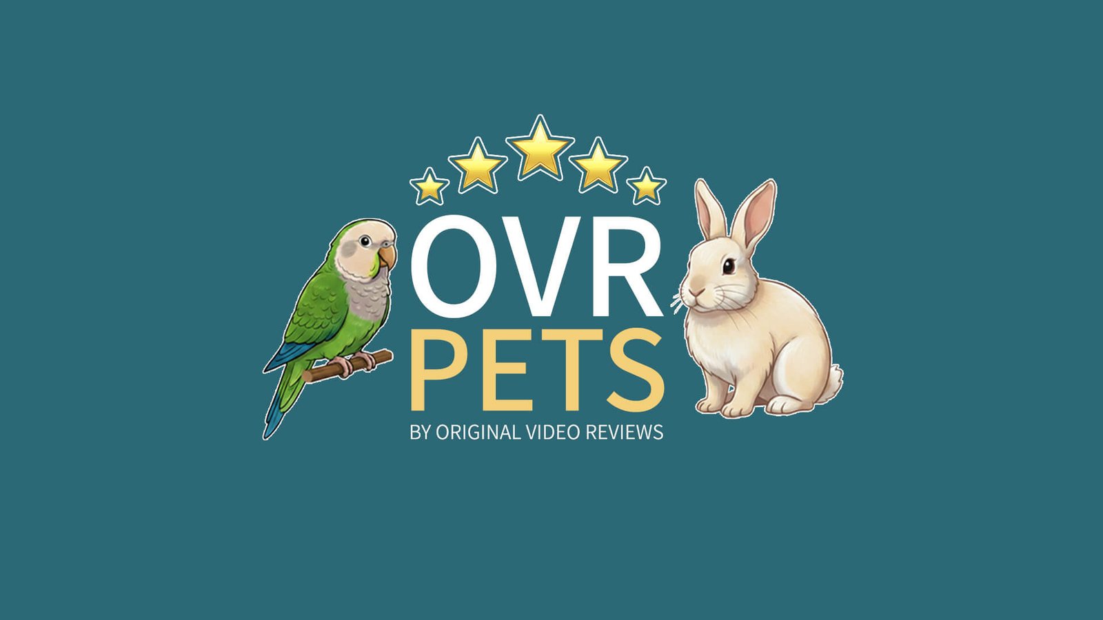 OVR Pets Logo | Starring The OVR Bird & The OVR Bunny | OVR Pets by Original Video Reviews (OVR)