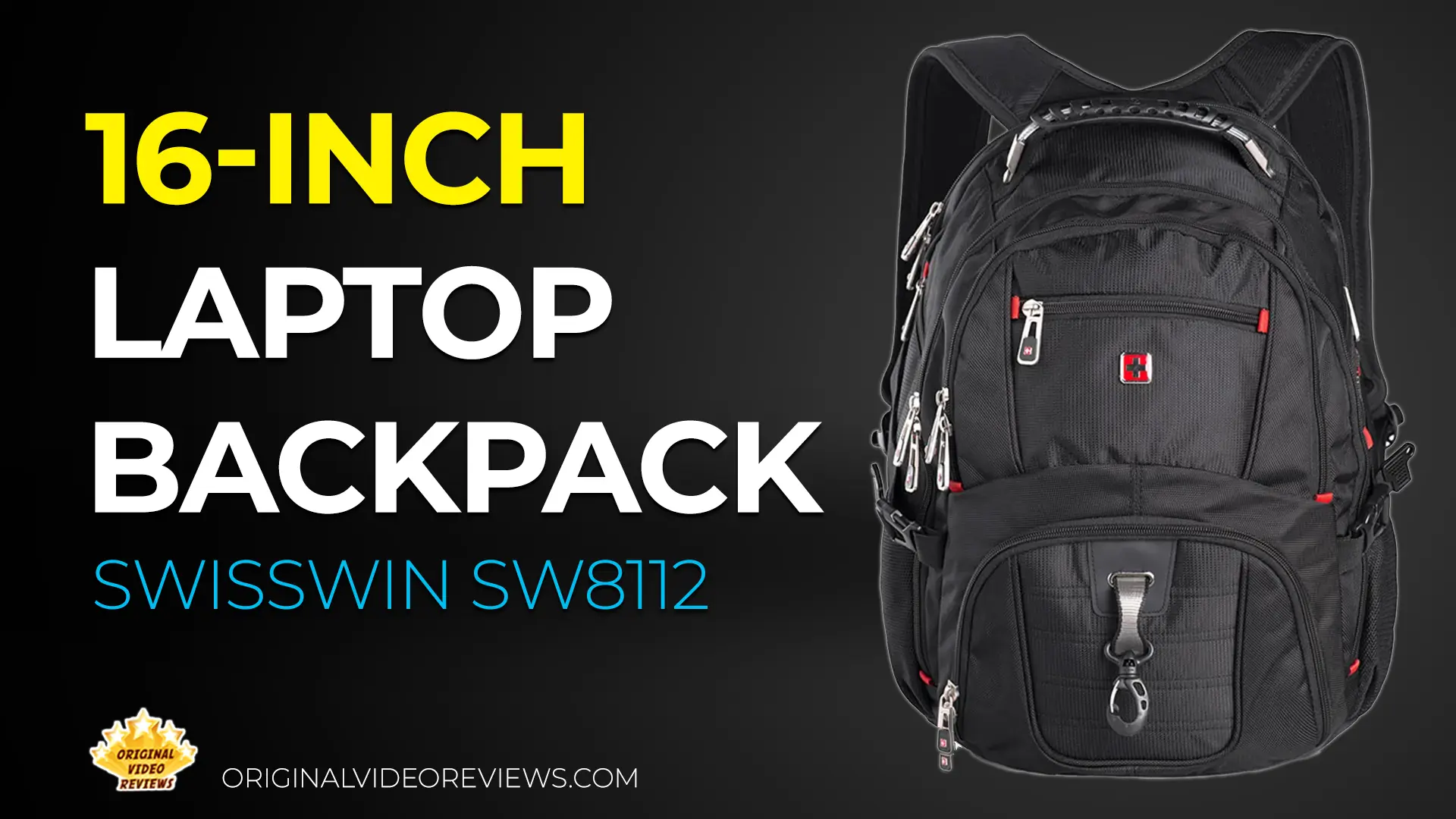 16-inch laptop backpack Review - Model: SWISSWIN SW8112 | Oiginal Video Reviews (OVR)