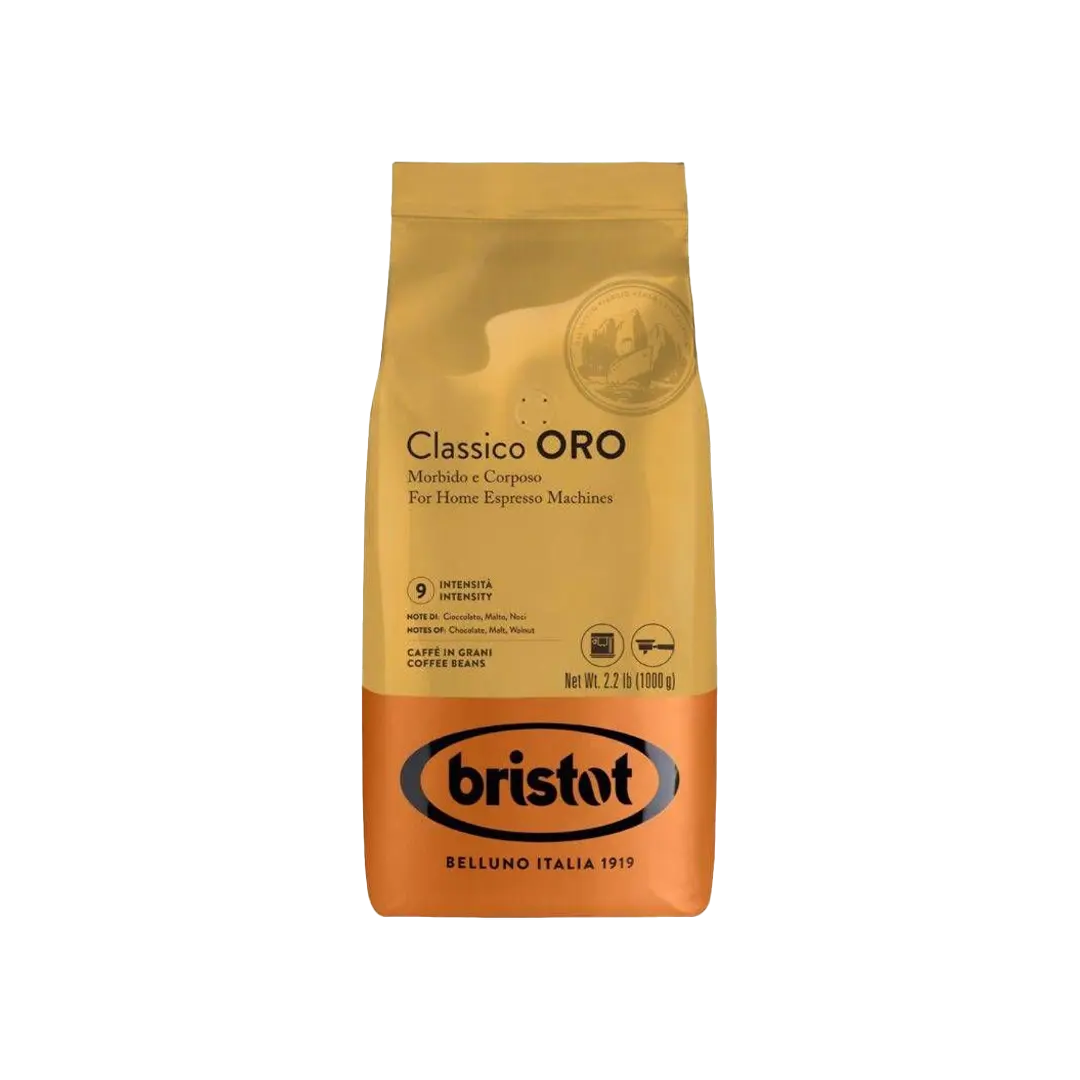 Bristot Classico Oro coffee beans on Amazon