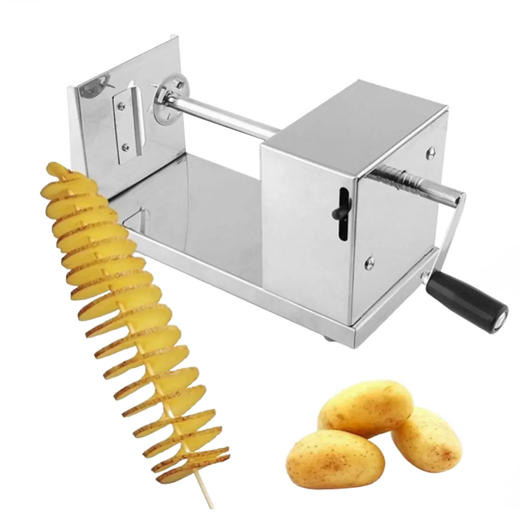 Manual Metal Spiral Potato Slicer – available on Amazon