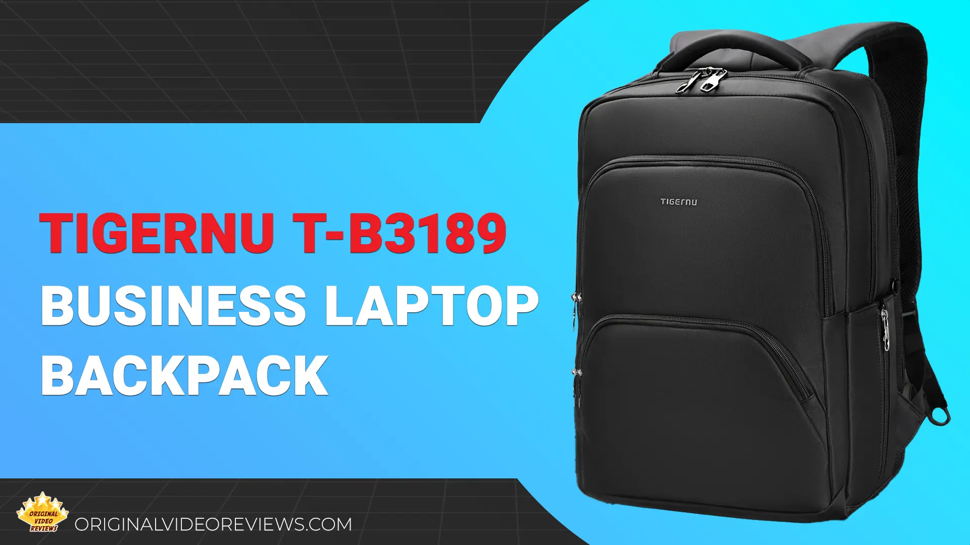 Tigernu T-B3189 Business Laptop Backpack hands-on review