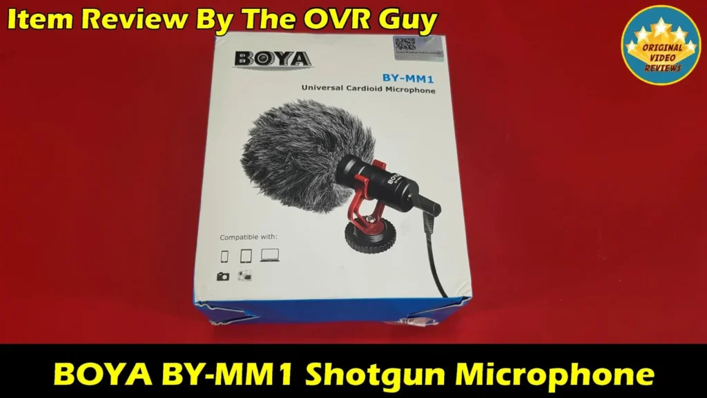 Front of the BOYA BY-MM1 box