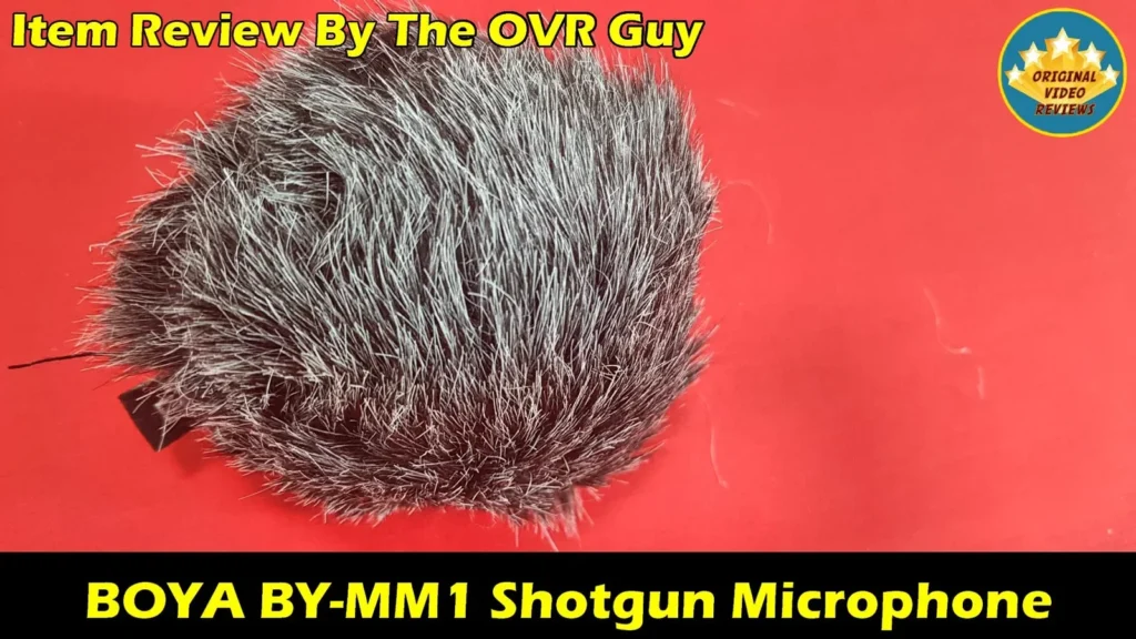 The BOYA BY-MM1 furry windshield