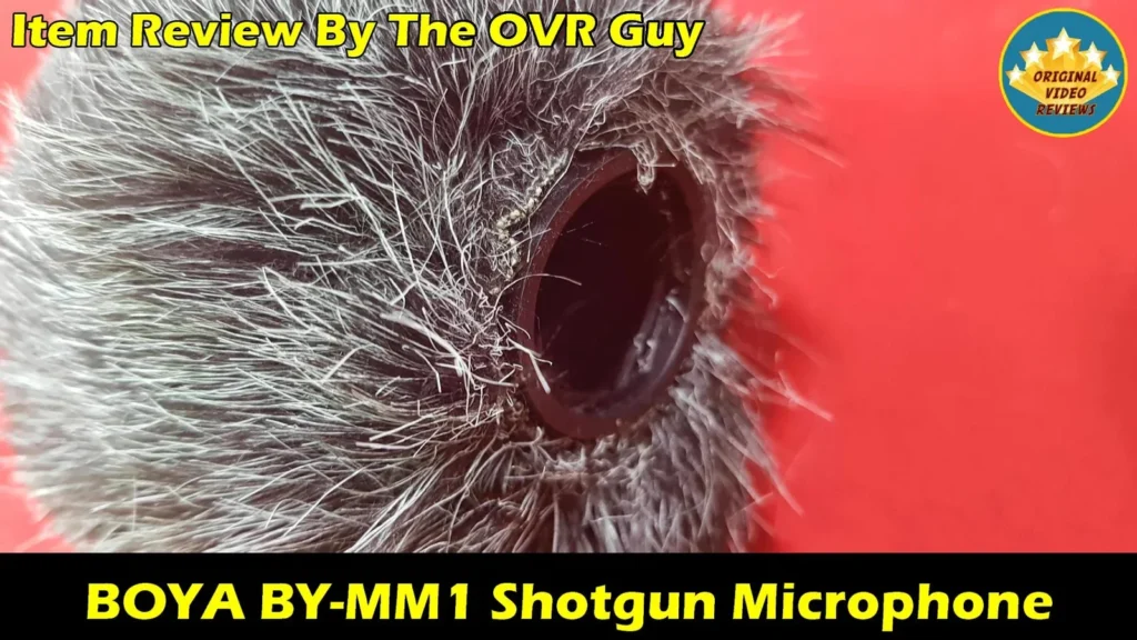 Opening of the BOYA BY-MM1 furry windshield