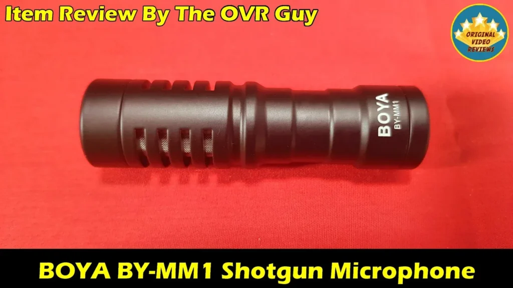 Side view of the BOYA BY-MM1 microphone body