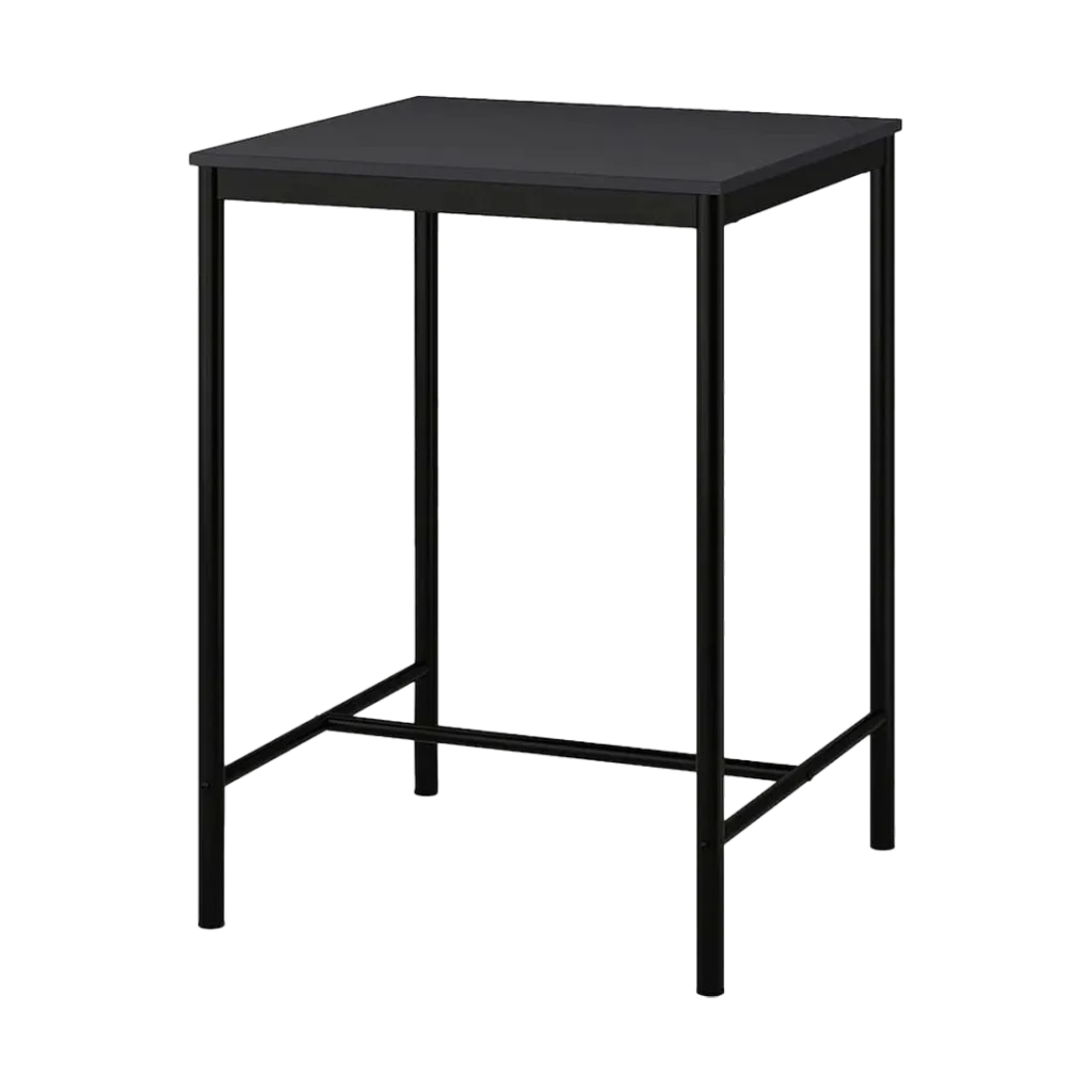 IKEA SANDSBERG compact bar table, assembled, on transparent background
