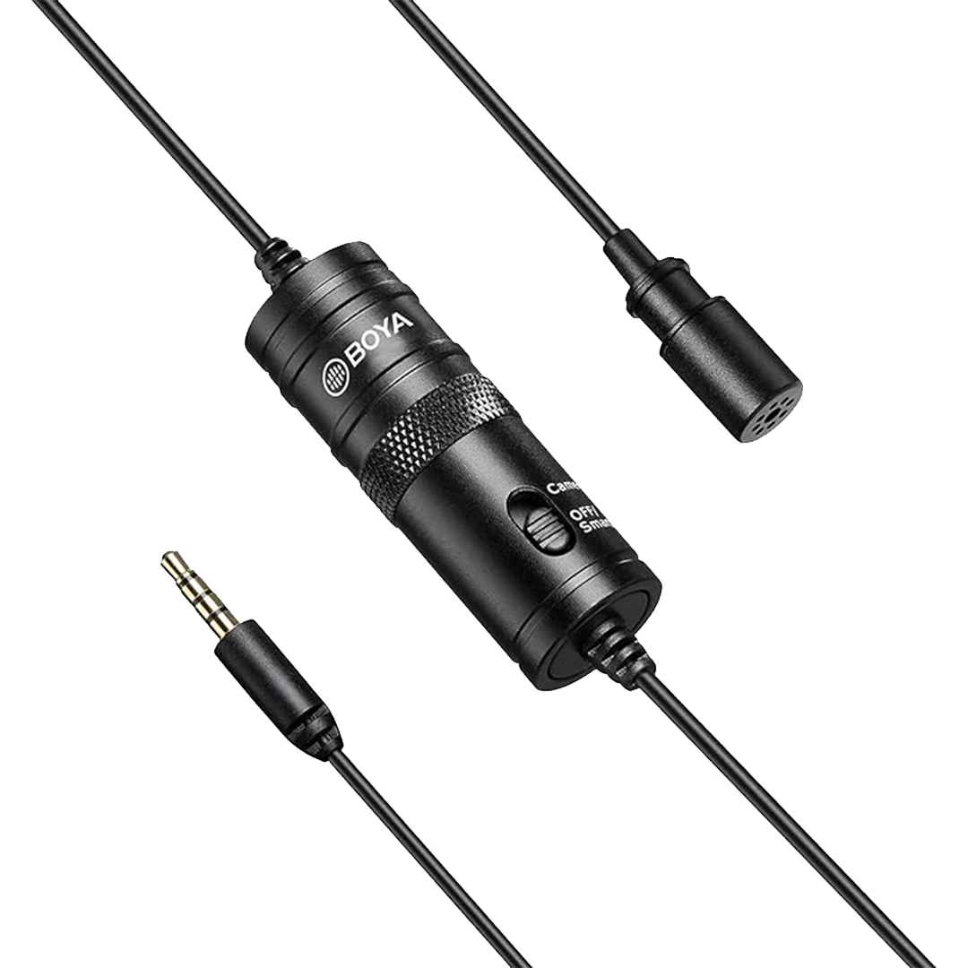 BOYA BY-M1 Lavalier Microphone - available on Amazon
